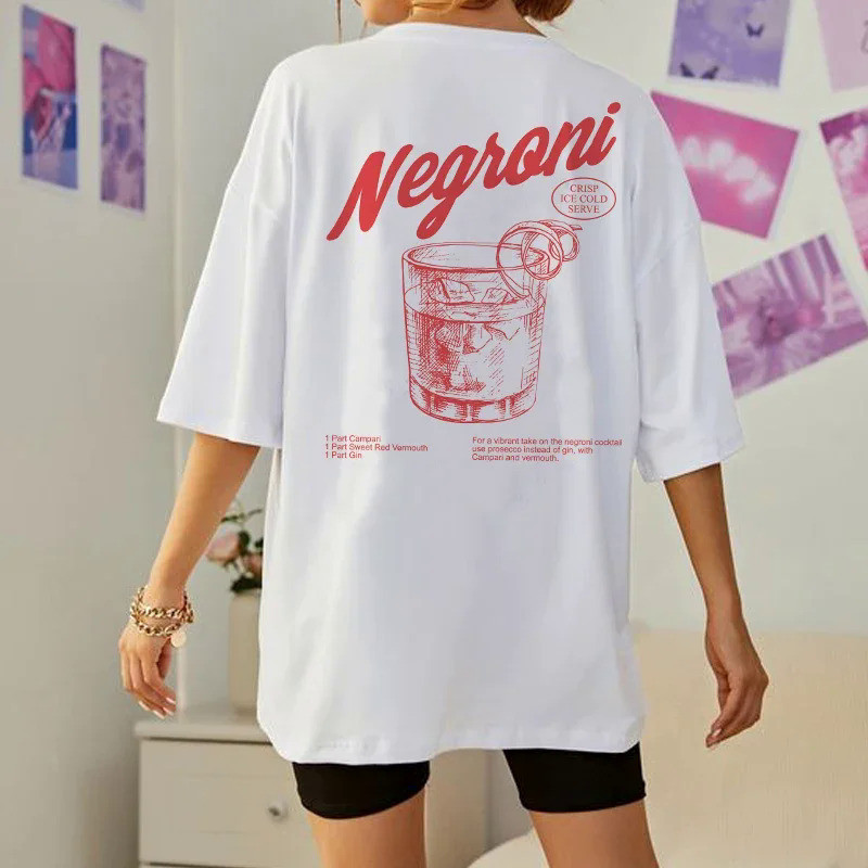 棉Tzur NegronidruckenRetro-Stilfan ckCOD üเสื้อยืด V2FR