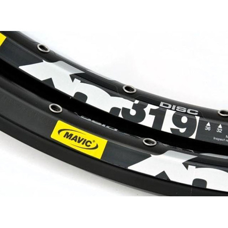 Mavic 319 วงล้อมาตรฐาน 700c กับขนาด 26", 27", 29" วงล้อสองชั้นอลูมิเนียมอัลลอยด์ดิสก์เบรก พร้อม spokes 32h สำหรับ MTB และการขี่ในหลากหลายสภาพถนน