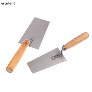 Erudent 1PCS Float Margin Trowel ถังเหล็กแมงกานีส Putty มีดอิฐ Gauging Wall Plastering มีดเครื่องมือใหม่