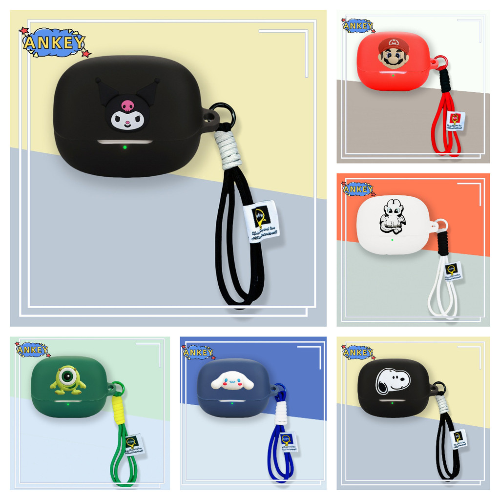 Case for Baseus Bass BP1 Pro ANC Protective silicone Baseus Bass EP10 Pro Cute Kuromi Cartoon Covers