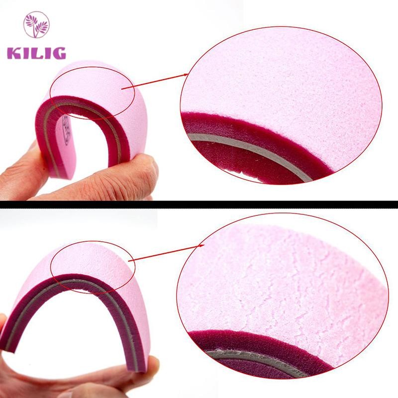 HGTH 10 ชิ้นตะไบเล็บบัฟเฟอร์เล็บล้างทําความสะอาดได้บดขัดขัดเล็บเครื่องมือ HOT - รูปที่ 2