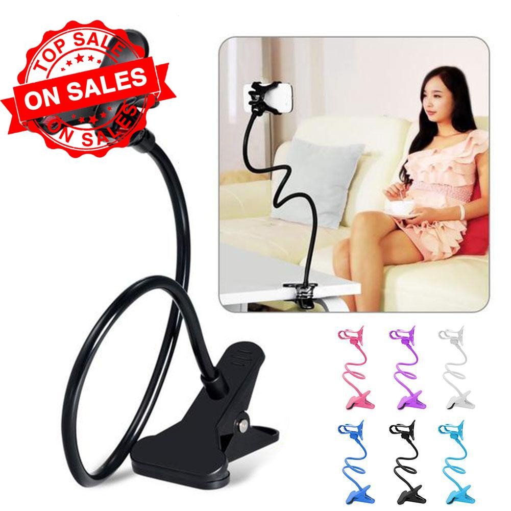 ที่วางโทรศัพท์มือถือขี้เกียจ Creative Snap Bracket ข้างเตียง Live Bracket ขาตั้ง Universal I6y7