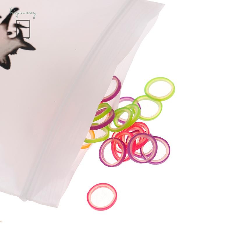 [bigrunng] 100 ชิ้นสีทันตกรรมวงยืดหยุ่นทันตกรรมจัดฟันยางรัด SG - รูปที่ 5