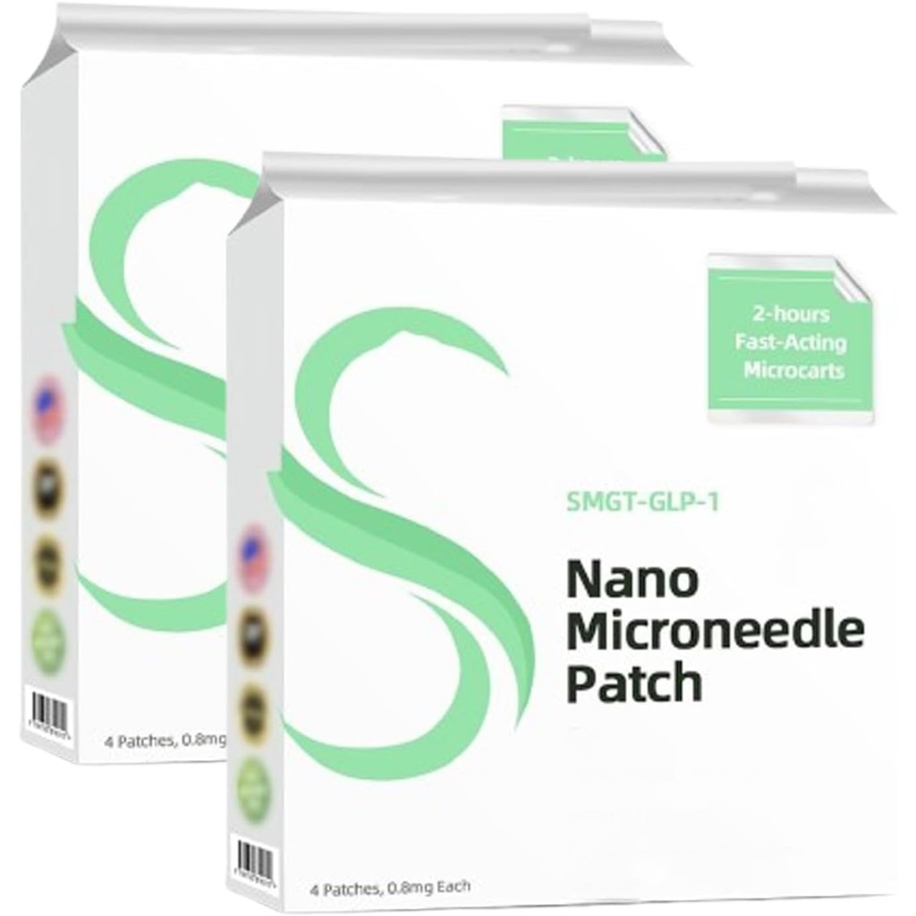 Smgt-Glp-1 Nano Microneedle Patch, Nano Microneedle Patch, แผ่นแปะ Glp-1 สําหรับผู้หญิงและผู้ชาย (2 