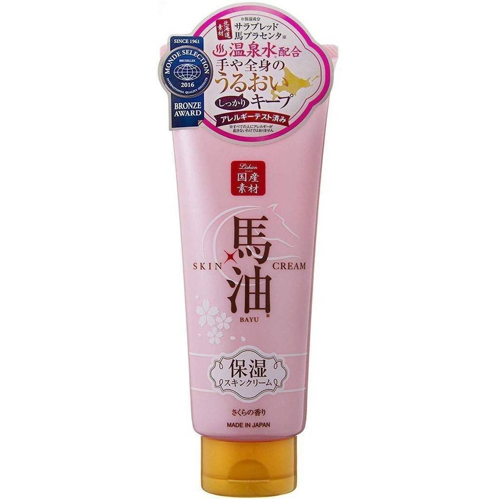 ครีมทาผิว LISHAN Bayu Sakura Horse Oil Skin Cream 200 g