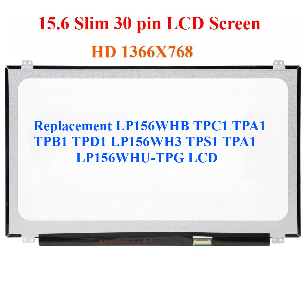 เปลี่ยน LP156WHB TPC1 TPA1 TPB1 TPD1 LP156WH3 TPS1 TPA1 LP156WHU-TPG LCD