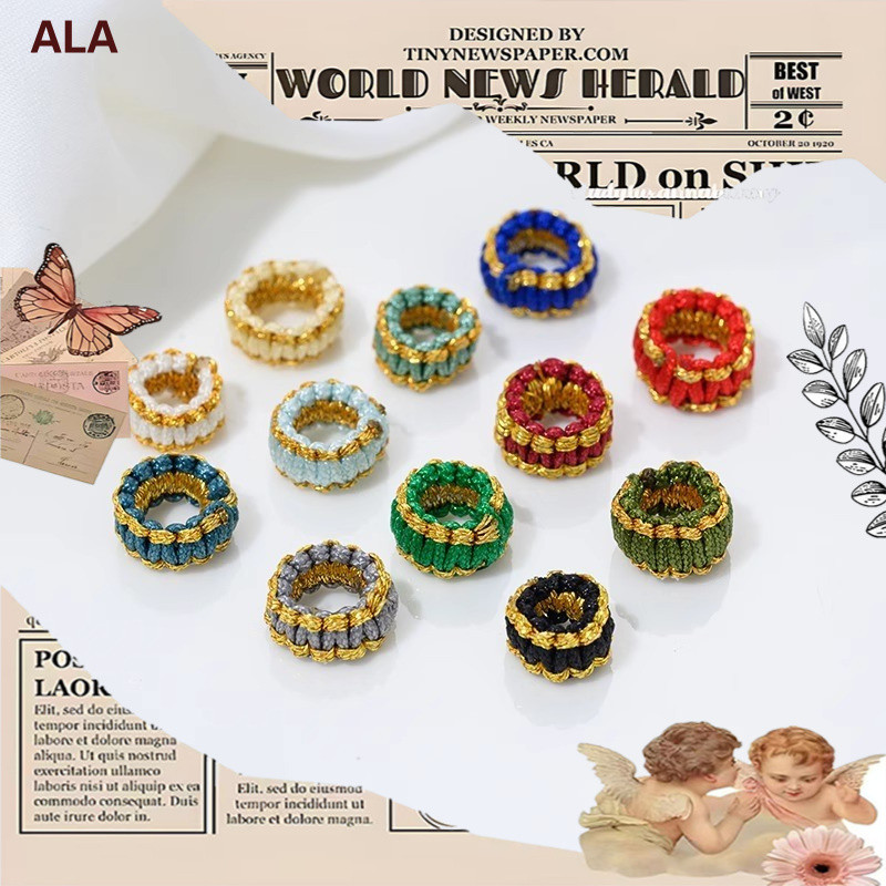 💖ALA เครื่องประดับ DIY💖Yingluo Knot Coil สร้อยข้อมือลายคล้องเส้น งานฝีมือ DIY อุปกรณ์เสริมขนาดเล็ก