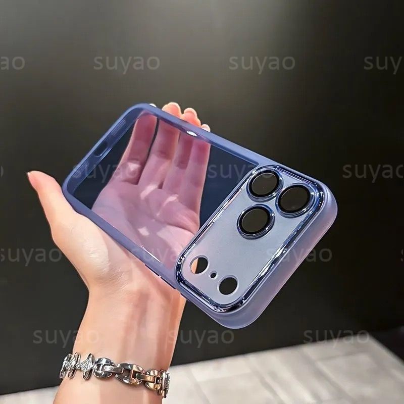 สําหรับ iPhone 17 Pro Max ProMax Air เคสโทรศัพท์สแควร์ Clear Soft ปลอก iPhone17ProMax iPhone17Pro กันกระแทก TPU ซิลิโคนชุบโปร่งใสแฟชั่นปกหลัง ราคา ถูกที่สุด ดีลบีเคเค แกลเลอรีภาพที่ 8