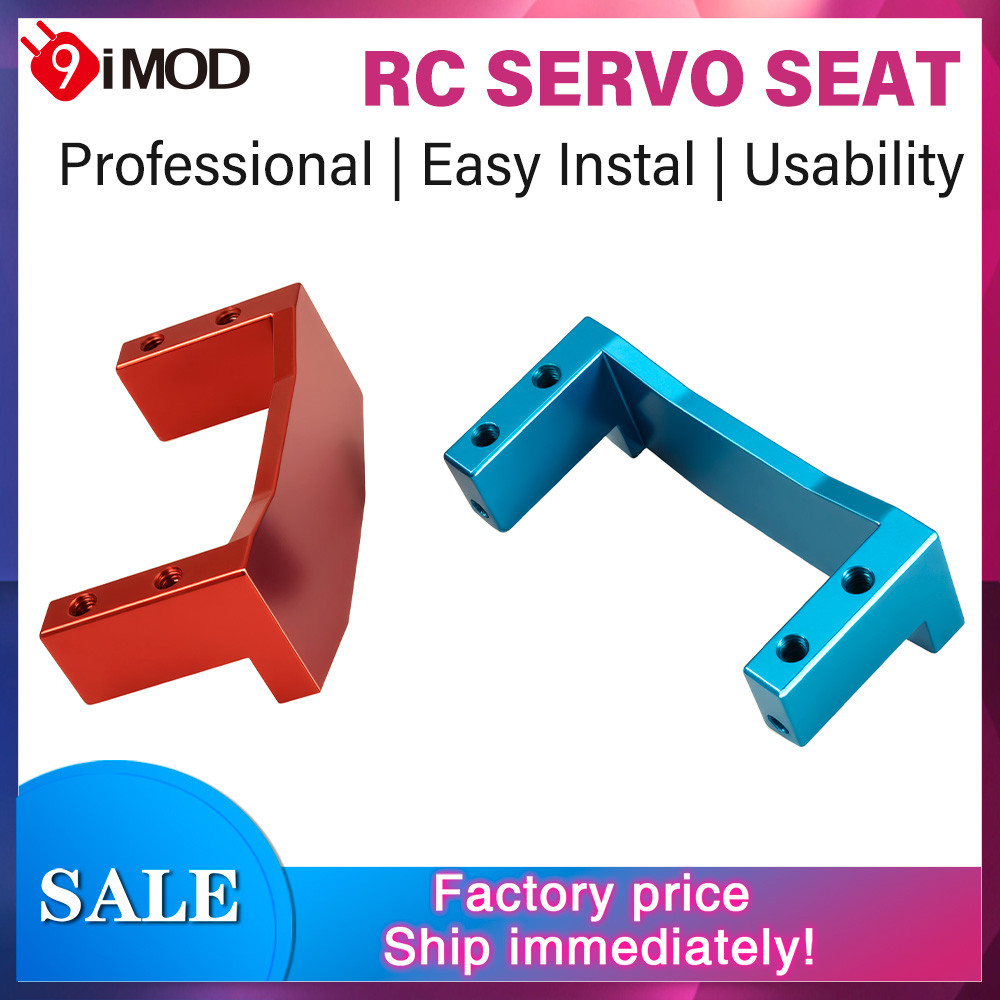 9IMOD RC Servo Mount Bracket Servo วงเล็บคงที่โลหะสําหรับ Tamiya TT02 1/10 RC รถ