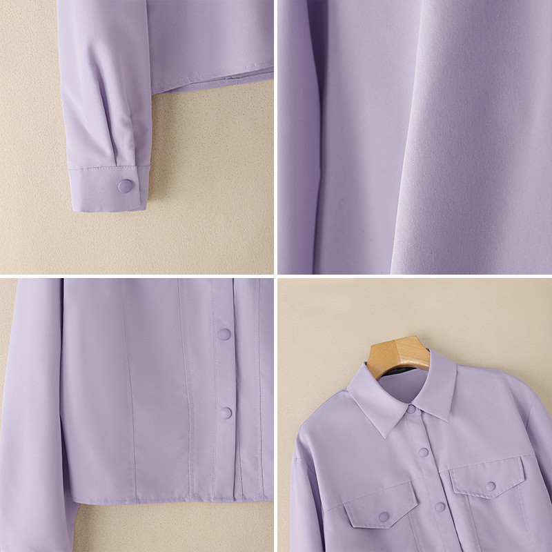 ZANZEA เสื้อแจ็คเก็ตแขนยาวสีทึบ สไตล์เกาหลีสำหรับผู้หญิง — صورة 8