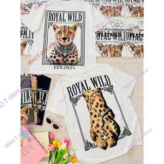COD✅ (จัดส่งในกรุงเทพฯ) MAO Shop เสื้อยืด Oversize เสือ สตรีทแฟชั่น tee-A7