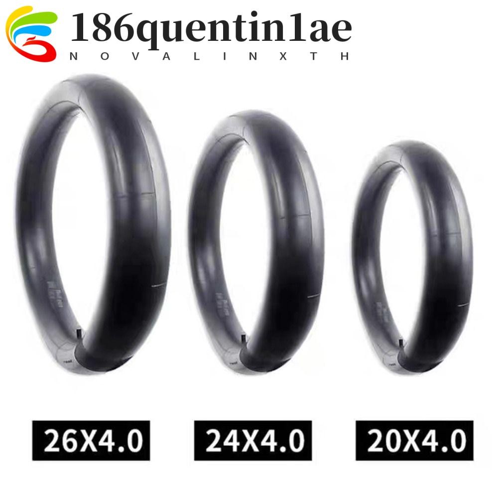 QUENTIN1AE ท่อจักรยานชายหาด ขนาด 20x3.0, 20x4.0, 24x3.0, 24x4.0 สำหรับจักรยาน 20/24/26 นิ้ว ทำจากยาง