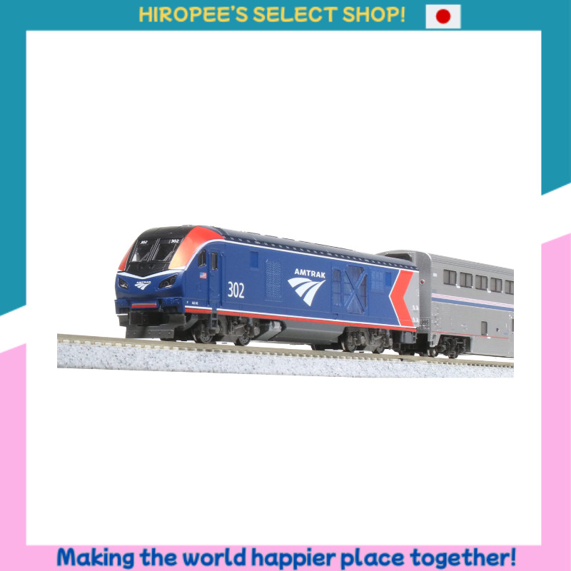 KATO N Gauge Amtrak ALC-42 & Superliner 4-Car Set Model Train Vehicle Set 10-1788