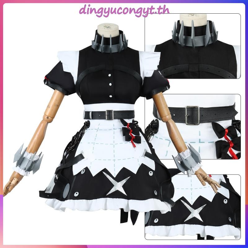 อะนิเมะเกมzenless Zone Zero Ellen Joeคอสเพลย์เสื้อผ้าชุดเครื่องแต่งกายแม่บ้านชุดCosplayเสื้อผ้าRevit