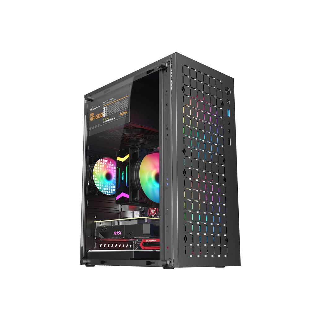 คอมพิวเตอร์ คอม เคสคอม ที่วางคอม คอมตั้งโต๊ะ คอมแบท Nine-Tailed Fox H6 เคสคอมพิวเตอร์ Desktop mini เ