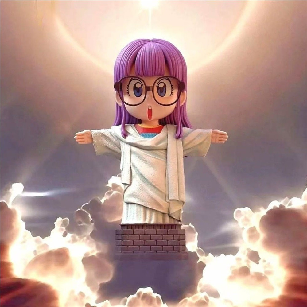 ดร. SLUMP ARALE RIO WORLD ADVENTURE รูป - โมเดลสะสมอะนิเมะน่ารักพร้อมกล่องแสดงผล Travel Party Gift L