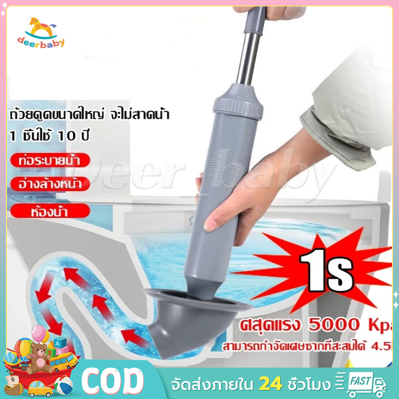 1S บอกลาการอุดตัน, ปั๊มดูดชักโครก, ใช้งานง่าย, เหมาะสำหรับปัญหาการอุดตันหลายประเภท, ปั๊มระบายน้ำ, การอุดตันของท่อ