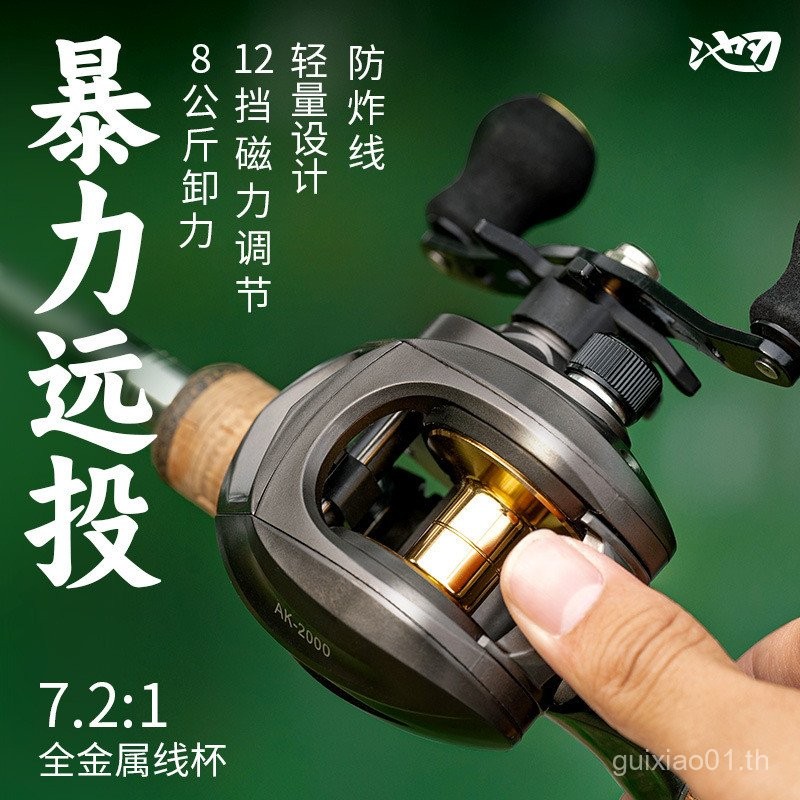 ใบมีดบ่อ AK Lure Water Drop Reel สำหรับ Long-Casting ตกปลาง่ายขึ้น กับเกียร์ EJ