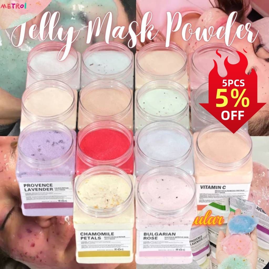 Powder Mask Jar 650G | Jelly Mask Powder | Rubber Jelly Face Mask | Diy Jelly Petal Mask Powder | 65