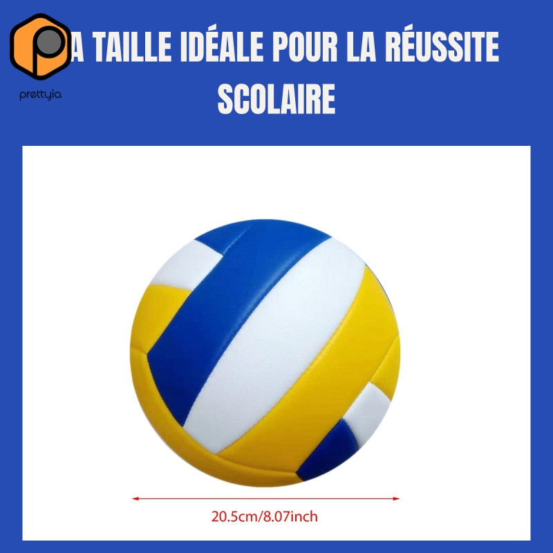 วอลเลย์บอลแบบเป็นทางการ ใช้ได้ทั้งในร่มและกลางแจ้ง ขนาดมาตรฐาน สบายมือสำหรับผู้เริ่มต้น - รูปที่ 5