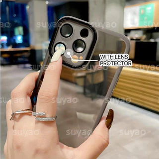 สําหรับVivo Y31 5G Y21d 2025 เคสโทรศัพท์สแควร์ปลอกVivoY21d VivoY31 Y04 Y04S Y29S Y29T Clear Soft ShellกันกระแทกTPUชุบโปร่งใสปกหลัง