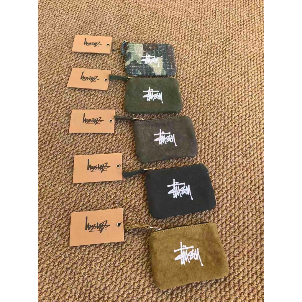 กระเป๋าผ้าแคนวาส กุญแจปัก กระเป๋าเก็บกระเป๋าใส่เหรียญ กระเป๋าใส่บัตร