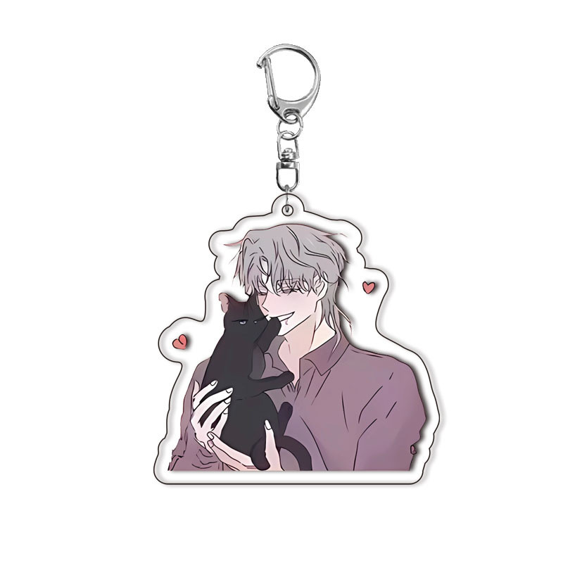 Animation Night โดย Sea ตัวอักษรหลักพวงกุญแจสําหรับ Kim Euihyun Yeo Taeju อุปกรณ์เสริมกระเป๋า Cartoo