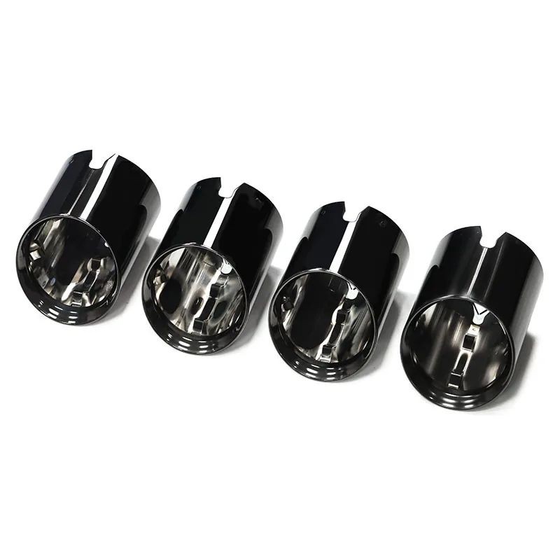 ต้นฉบับใหม่ SYPES 4 ชิ้นสีดําสแตนเลสท่อไอเสียปลายท่อไอเสียท่อไอเสียท่อไอเสียระบบไอเสียสําหรับ Bmw Or