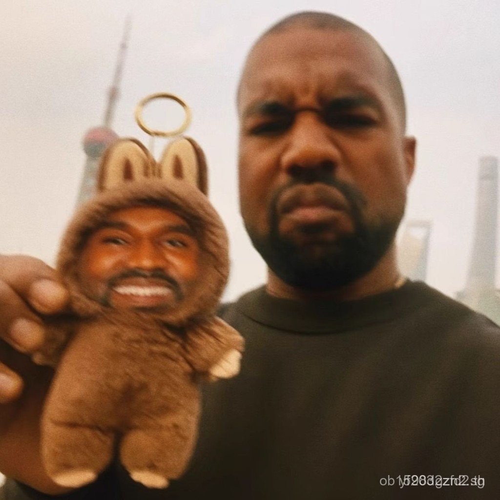 Layeye Kanye Concert Merchandise labu ตุ๊กตา Kanye พวงกุญแจสไตล์เดียวกันกับจี้สนับสนุนเครื่องประดับ