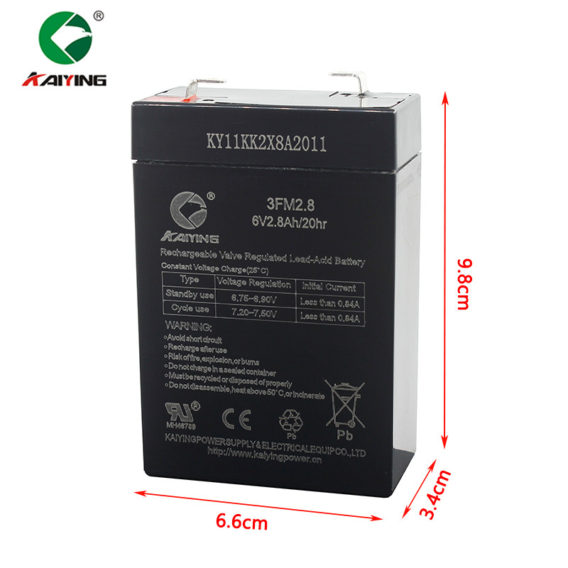 DJ3001A Series แบตเตอรี่สมดุลอิเล็กทรอนิกส์ Kaiying 6V2.8AH เครื่องชั่งอิเล็กทรอนิกส์แบตเตอรี่เครื่อ