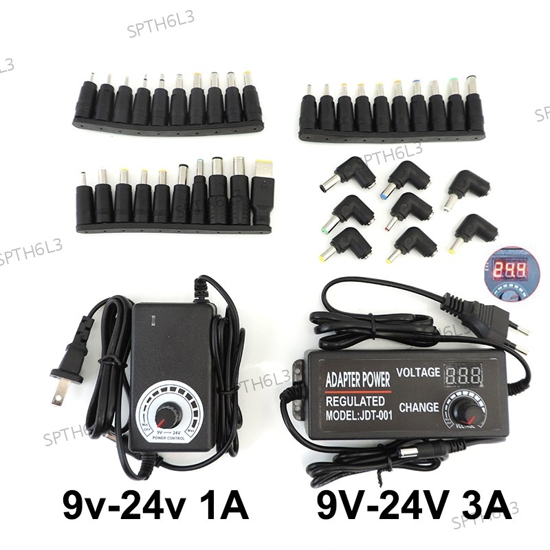 ปรับได้ 9 V-24 V 12 V 24 V 1A 3A 24 W 72 W Power Supply อะแดปเตอร์ชาร์จ AC 220V พร้อม DC 8/10/34pin 