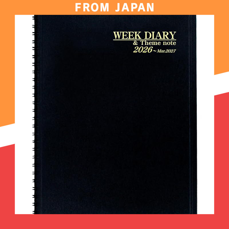 Collect Planner 2026 Schedule Book Weekly Diary Two-Week Spread Horizontal Wire Binding B5 D-81 Star