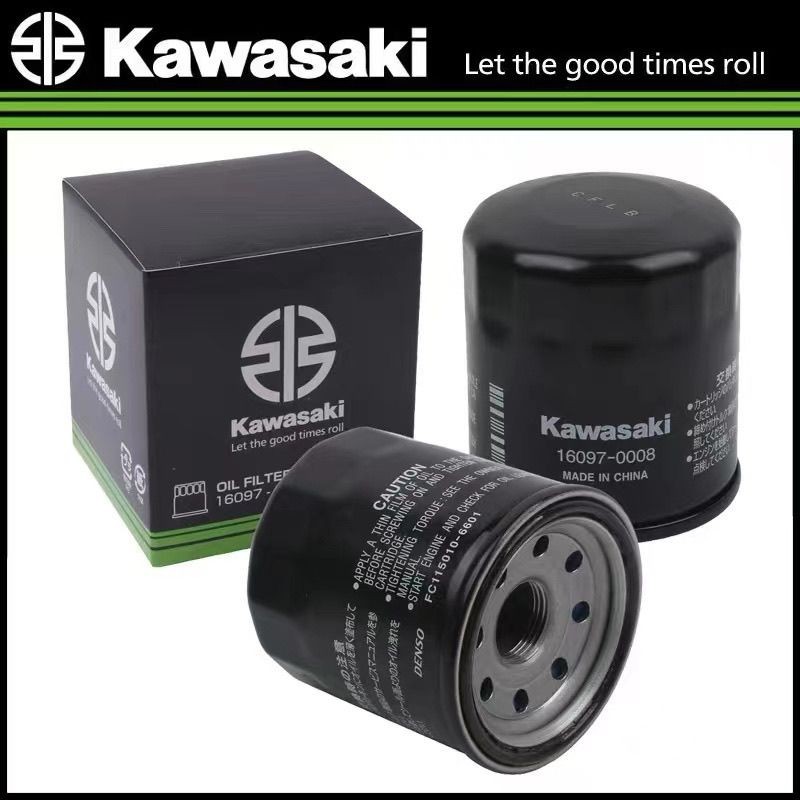 Hot Sale#Kawasaki Original Motorcycle Oil Filter Ninja250/400/650/Z900/1000Fire God Ninja Beast ZX4R