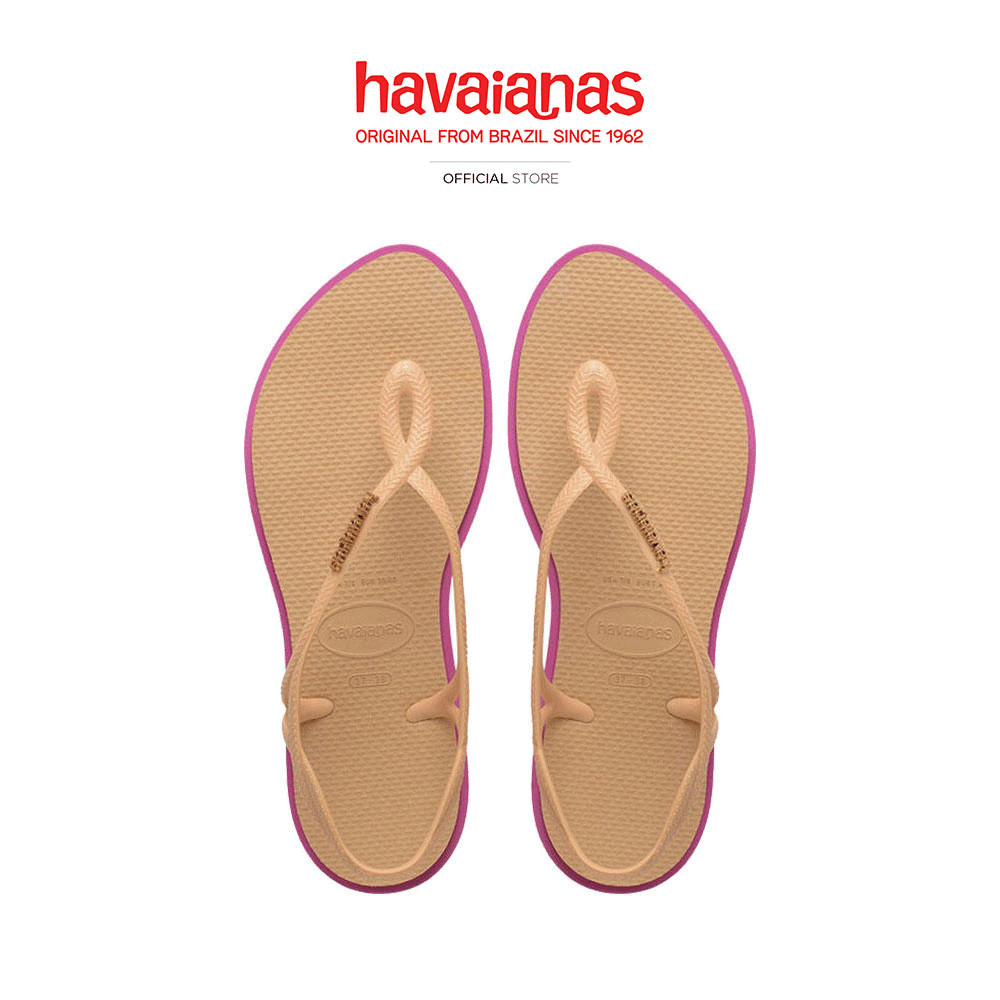 HAVAIANAS รองเท้าแตะ กันลื่น น้ำหนักเบา Luna Point Sandals ROSA GOLD 414992116913F_F5GDXX