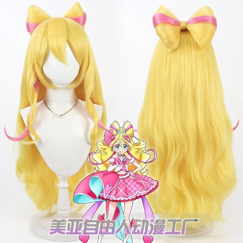 Go Princess Xiaoliangge Cos Wig Corn Stigma Split Bow Scalp Style 8P7d