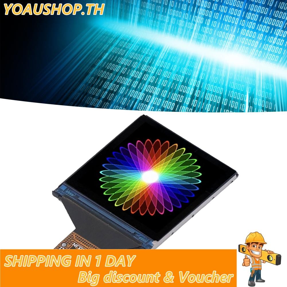 yoaushop eujgoov 2pcs 1.3in tft สีหน้าจอการแทนที่ไดรฟ์ ST7789V พร้อมอินเตอร์เฟส SPI