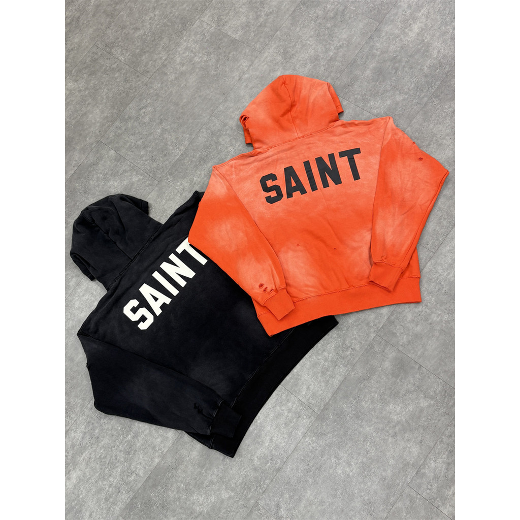 Saint of Michael 复古Ber Ber Jin联名水洗连衫卫衣男