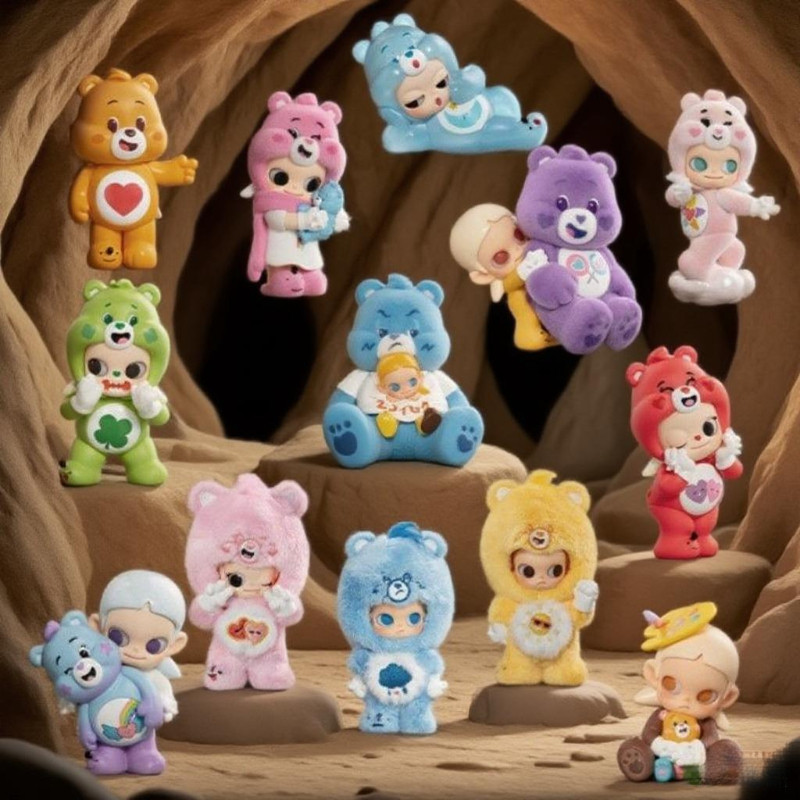 POPMART Zsiga x Love Bear Series รูปของเล่นปริศนากล่องของขวัญ