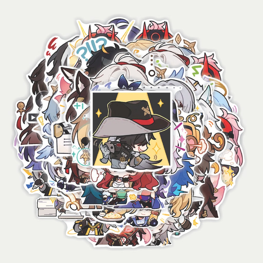 สติ๊กเกอร์แพ็ค Hsr Emotes Collection V3 สติ๊กเกอร์ | สติ๊กเกอร์ TUMBLR | สติ๊กเกอร์แล็ปท็อปสําหรับกร