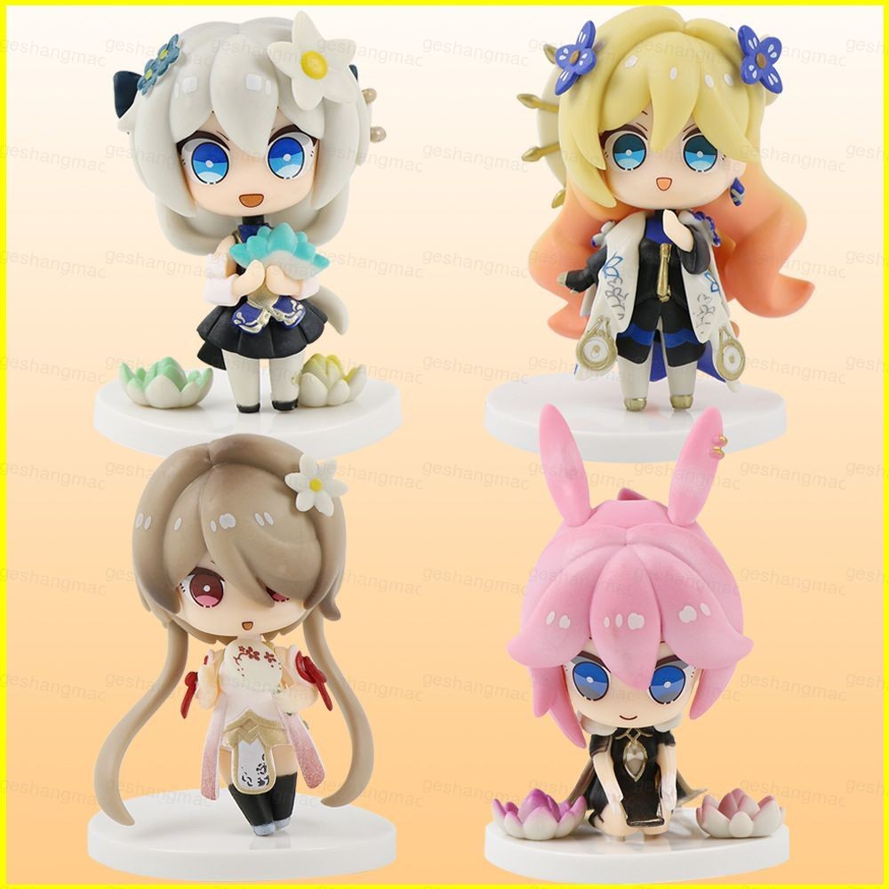 MG1 4pcs Honkai Impact 3 Action Figure รุ่น Q Kiana Rita Yae Sakura Durandal ตุ๊กตาของเล่นสําหรับของ