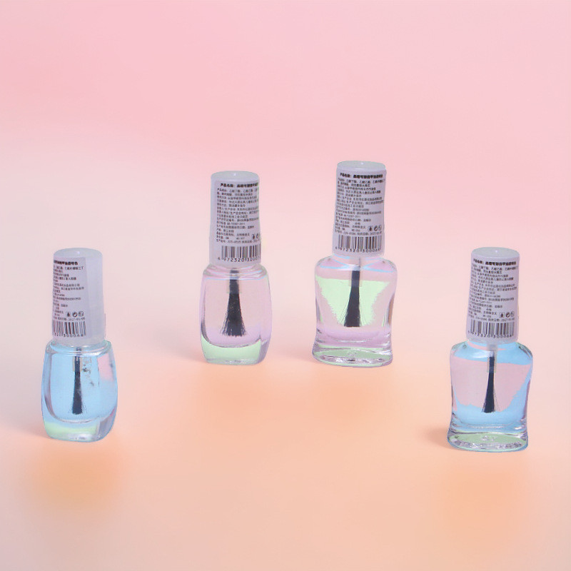 ยาทาเล็บสดใส รูปแต่งเล็บกันน้ํา Quick-Drying Bright Oil 10.7 ชั้นปิดผนึกยาทาเล็บ No- Baking Bright O