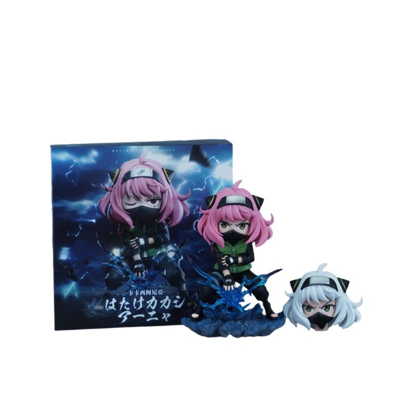 Spy x ครอบครัว Anya Cos Kakashi รูปรูปปั้น Anya Kakashi อะนิเมะ Action Figure รุ่นสะสม