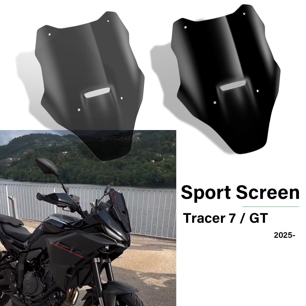 Tracer7 GT Windshield Fairing สําหรับ Yamaha Tracer 7 y-amt 35 kw 2025 + แผงหน้าจอกีฬา