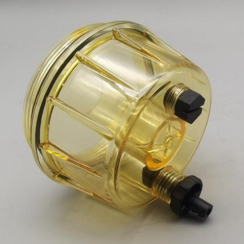 PC600-8挖掘机配件燃油滤清器盖 6D125发动机滤杯 600-311-3220