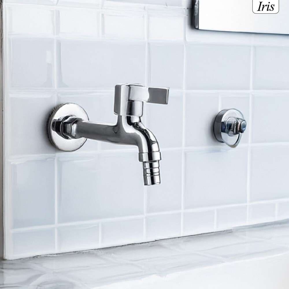 LOCAL789 Iris ก๊อกล้างพื้นปากสนาม รุ่น GBH-LT1743 ขนาด 14.8x2.9x9 ซม. สีเงิน ร้านอยู่ในไทย