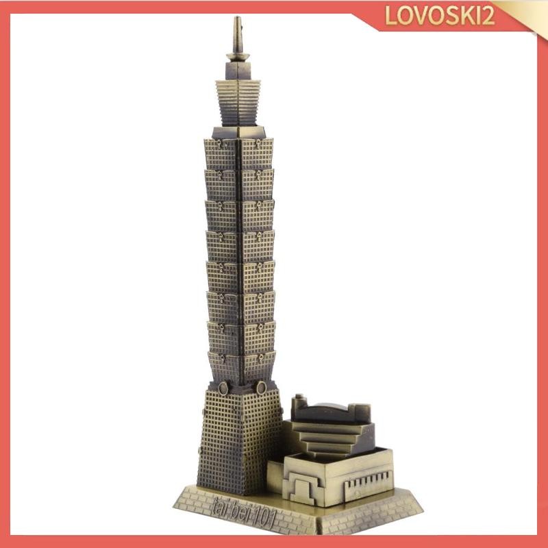 [Lovoski2] New Vintage Taipei 101 Tower Architecture Model of Taiwan Home Decor