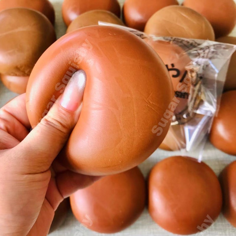 Sugar squishy บันช็อกโกแลตไซส์ใหญ่ น่ารัก เนื้อดี หนึบหนับ นุ่ม สโลว์ กลิ่นหอม