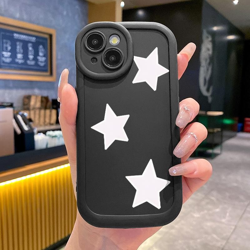 Vivo V25 5G V25e V40 LITE T1x 4G ซิลิคอนอ่อน TPU Star เลนส์เชื่อมต่อฝาครอบปลอก