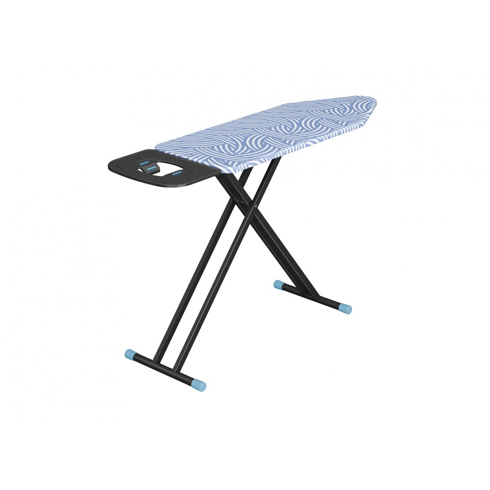 Ghouse Online SAKU โต๊ะรีดผ้าแบบยืนรีด 7 ระดับ JUMBO รุ่น PRY1748HTZ1-30x20-35 ขนาด 43x122x97ซม. สีฟ