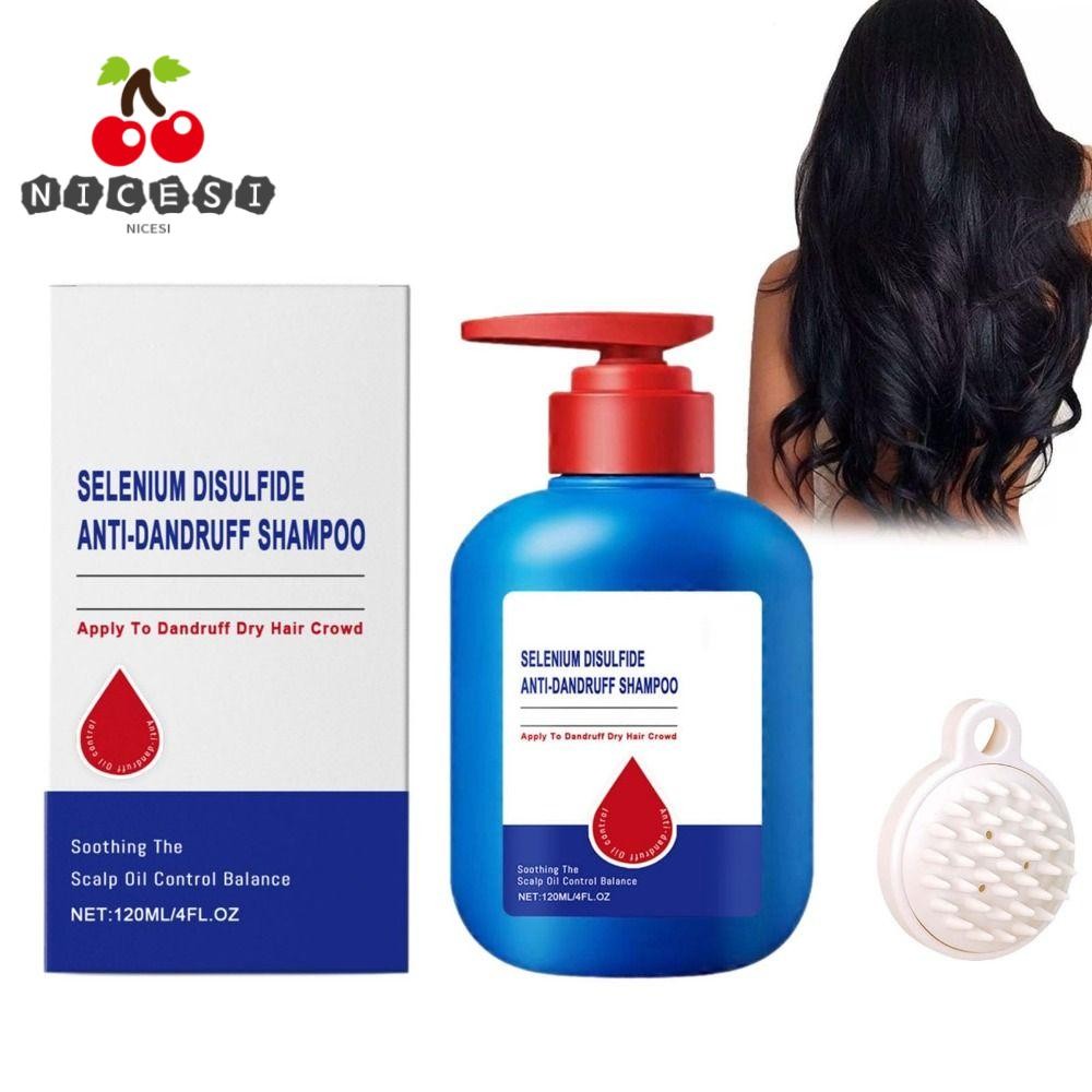 NICESI Nipori Shampoo, Anti-Dandruff Oil Control Selenium Sulfide Shampoo, 2025 120ml Refreshing Cle